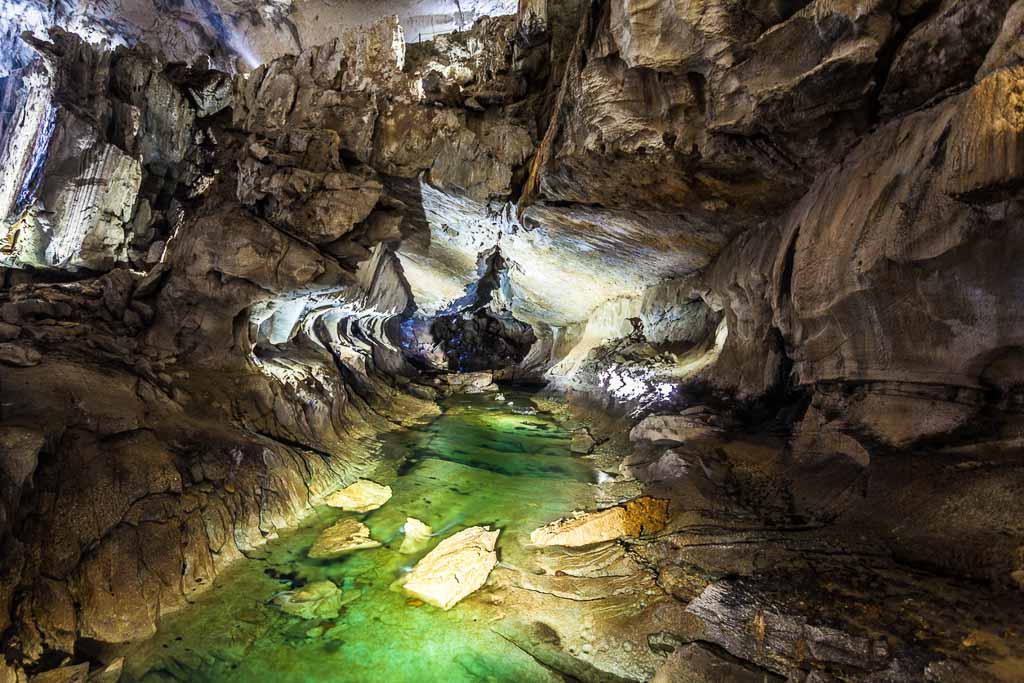 Underground cave at Mulu national park