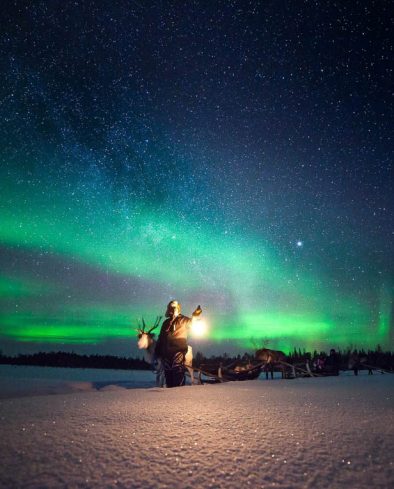 Iin Search of the Northern Lights, Lapland