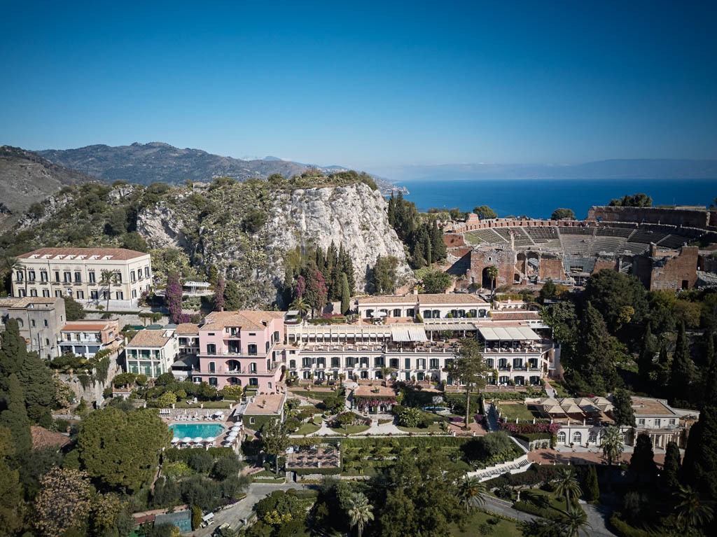 Belmond Grand Hotel Timeo, Aerial View, Italy