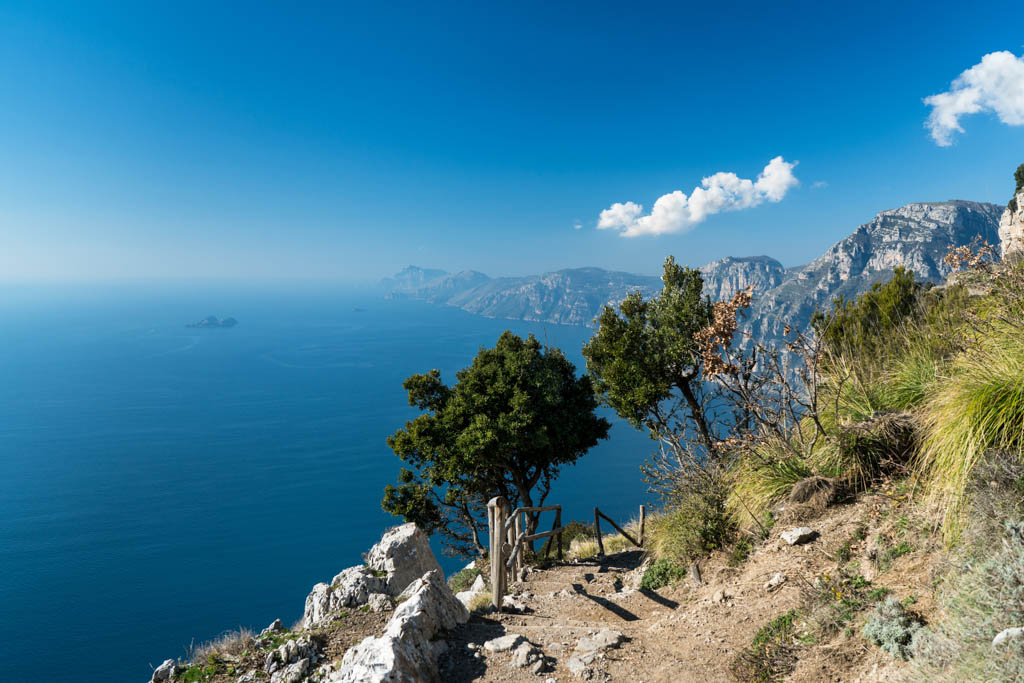a fantastic view of positano, amalfi coast, nocelle, praiano, agerola