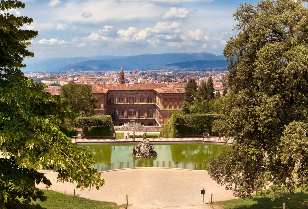 View of Florence Italy from the Boboli Gardens