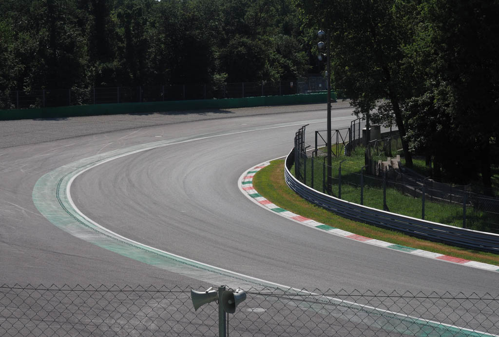 The Autodromo Nazionale Monza, a race track located near the city of Monza, north of Milan, Italy