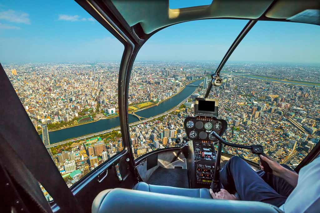 Helicopter Flight, Tokyo