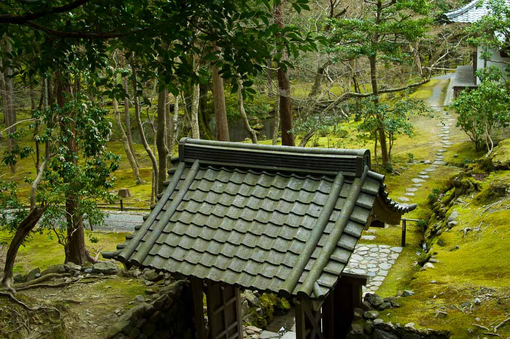 Scenery of the Saihoji Temple, Kyoto