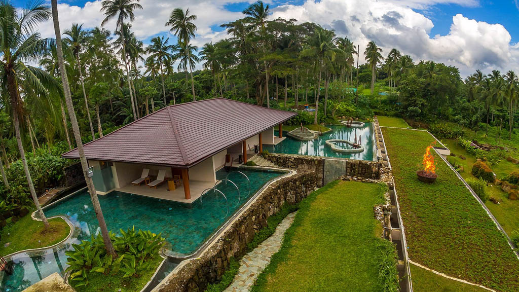 The Farm at San Benito, acquabar aerial view, Philippines The Farm at San Benito, acquabar aerial view, Philippines