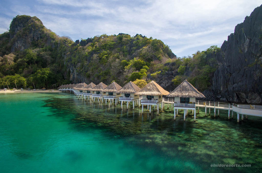 Apulit Island, Water Cottages, Philippines