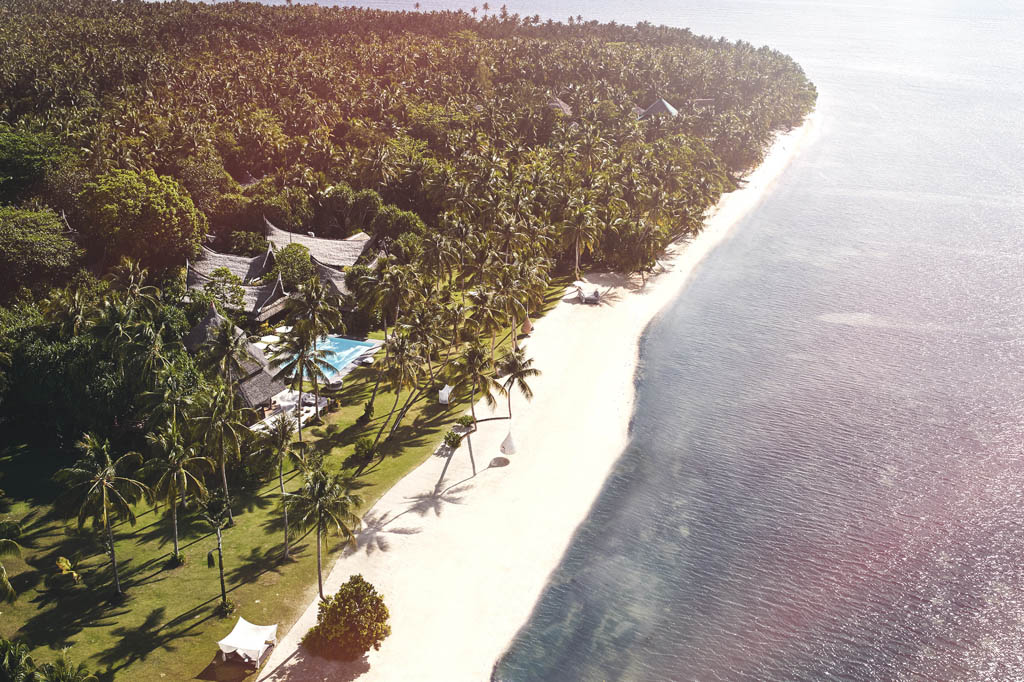 Nay Palad Hideaway aerial view, Siargao, Philippines