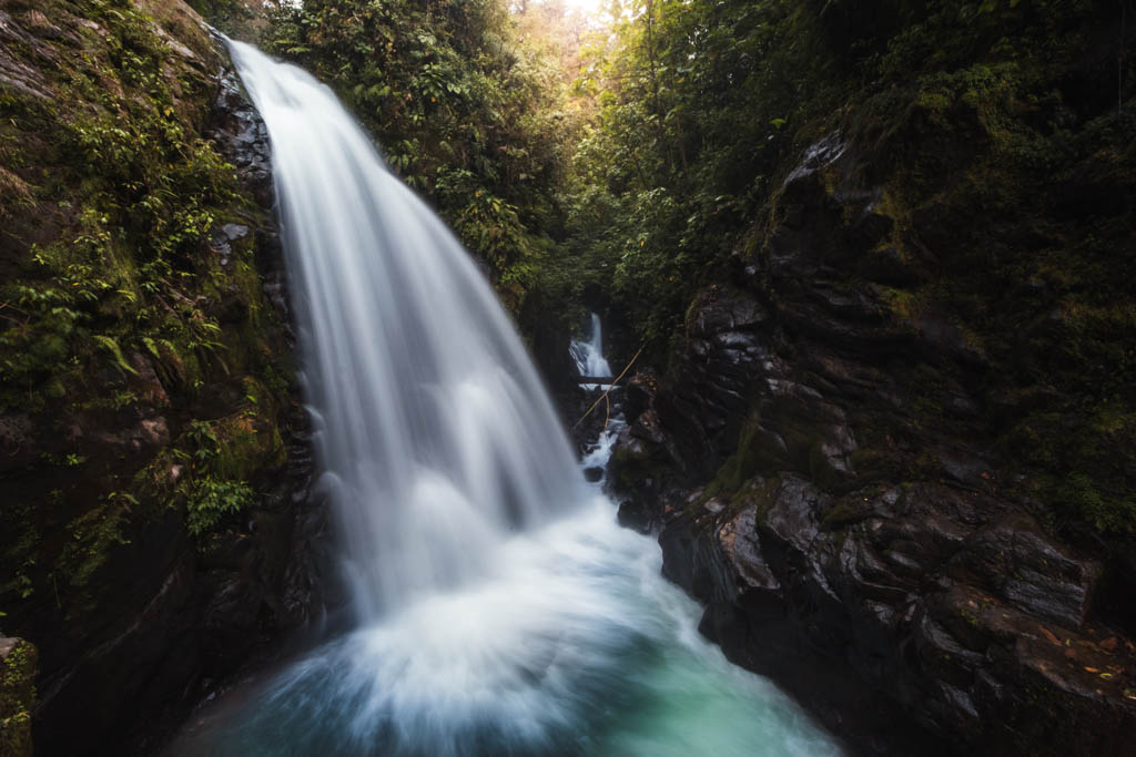 Waterfall at La Paz waterfalls gardens, Costa Rica