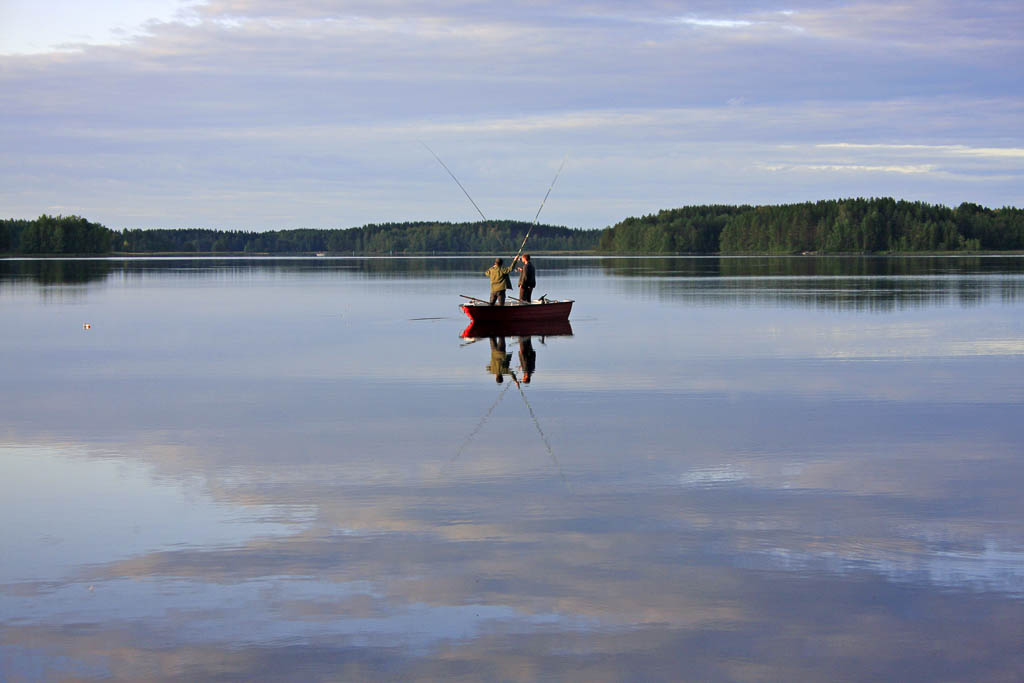 Learning Hor to Fish On a Finnsh Lake
