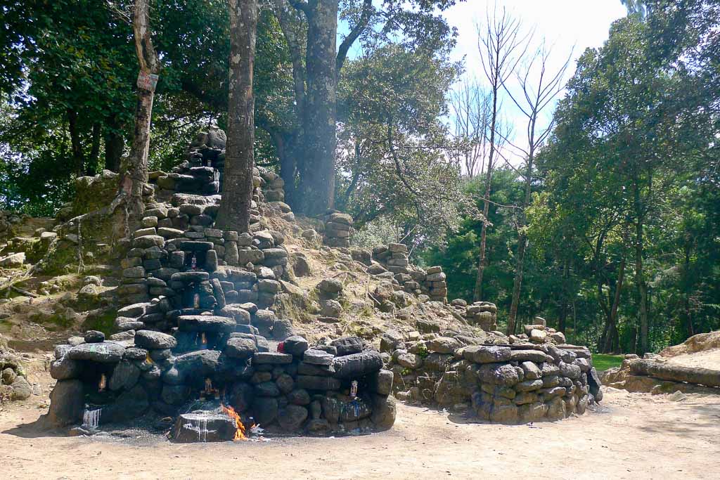 Mayan Ceremonial Fire, Iximche