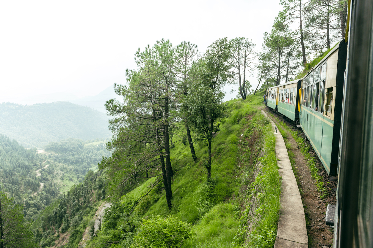 Old Train,Trainset museum train Shimla-Kalka India, Shimla-Kalka railway, UNESCO heritage-mountain railways of India.Nikon D3x