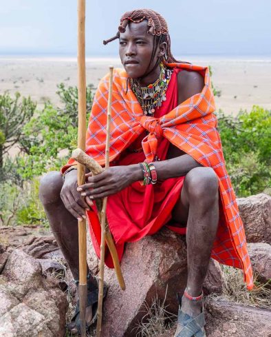 Young Maasai, Kenya