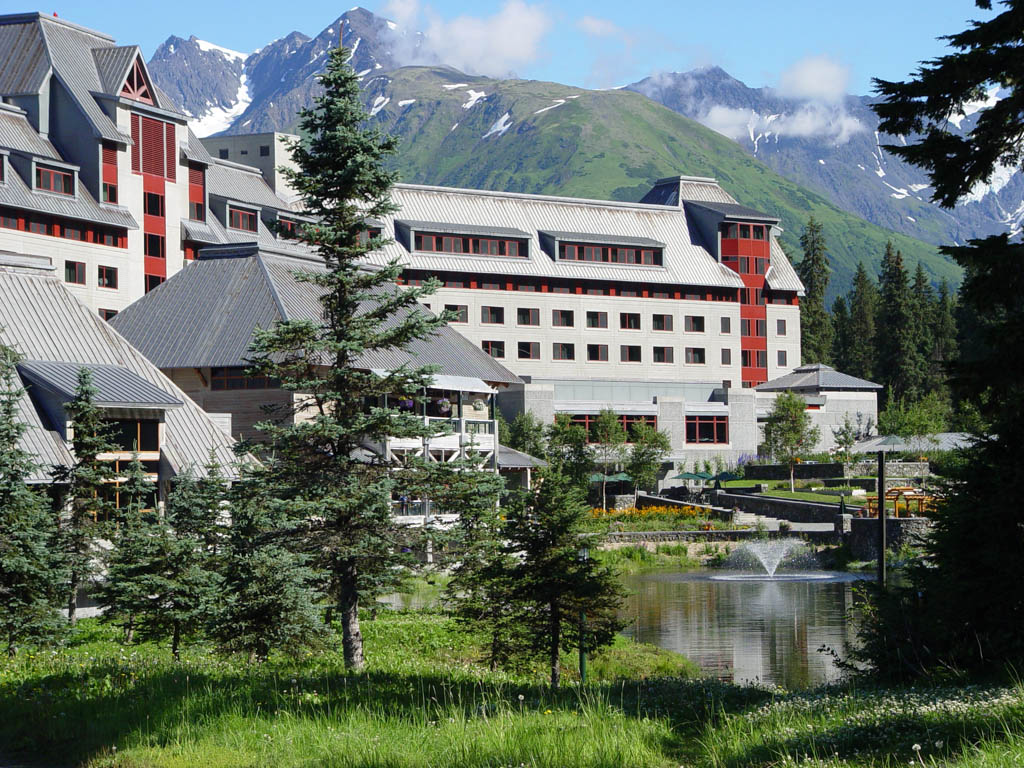 This is a beautiful hotel in Alyeska, Alaska.