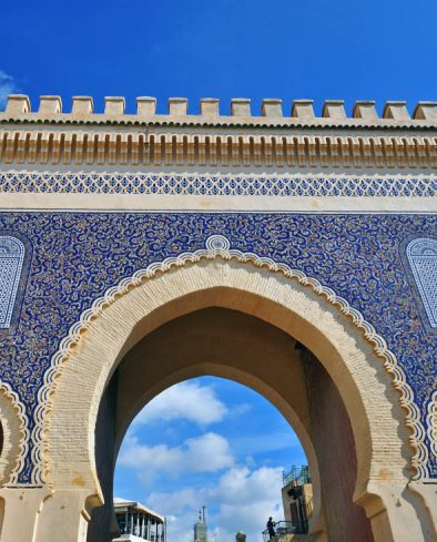 The blue gate, Fes, Morocco