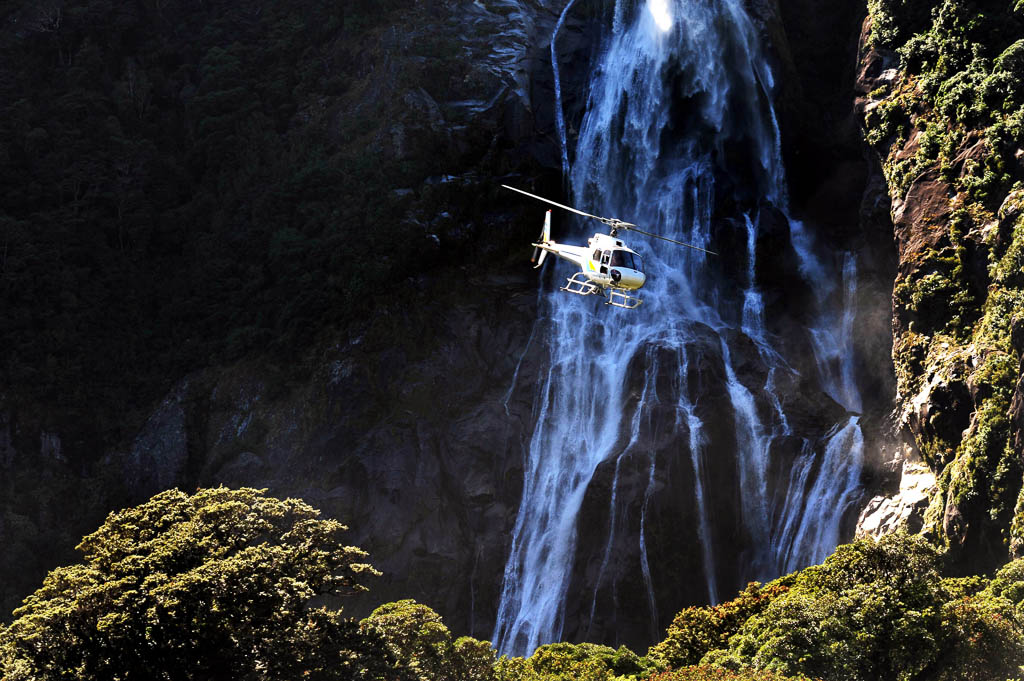 Helicopter Flight, Milford Sound