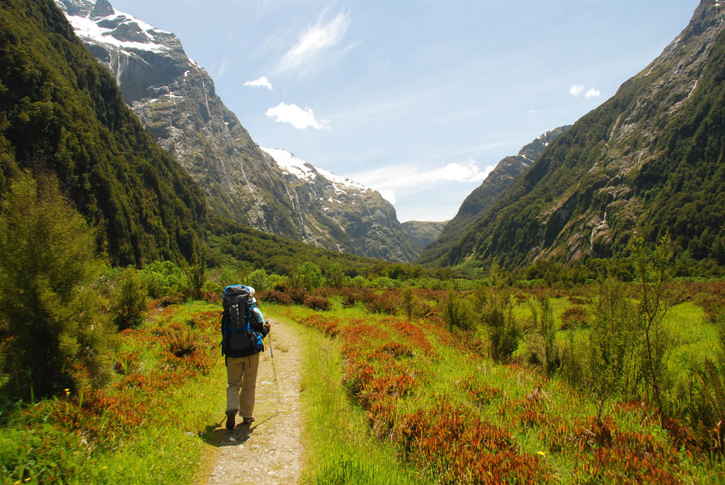 Hiking the Milford Track, Fiordland National Park, South Island New Zealand