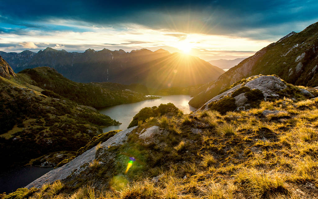 Sunrire, Fiordlands National Park