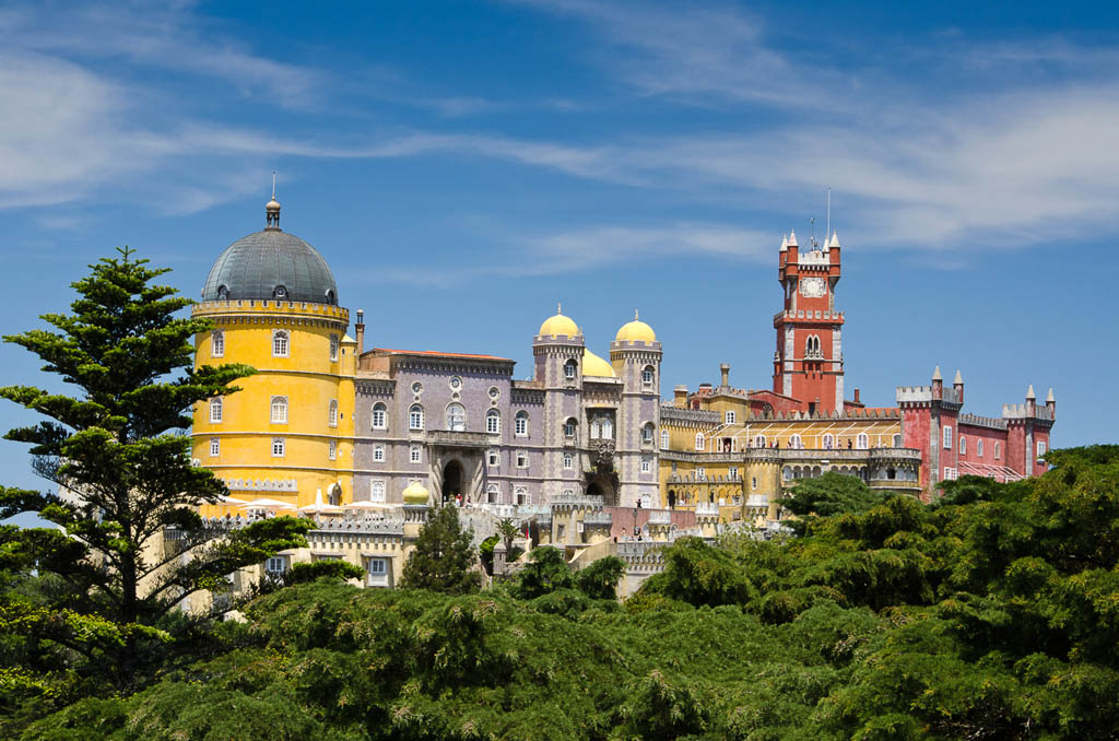 Image of Palacio de Pena in Sintra, Portugalia