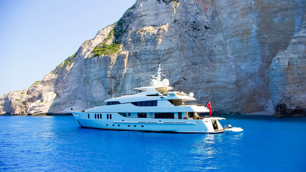 Luxury Yacht in Greece