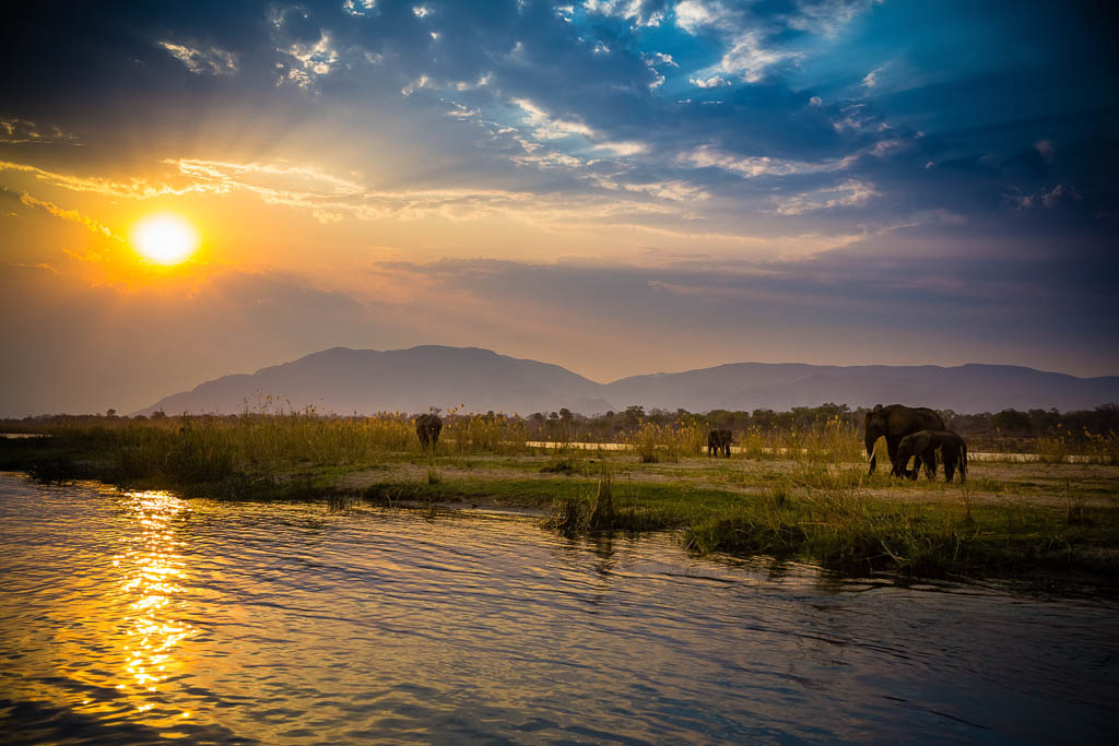 Sunset over the River, Lower Zambezi National Park
