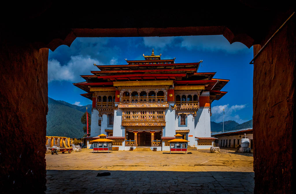 The Gangteng Monastery (Dzongkha), also known as Gangtey Gonpa or Gangtey Monastery, an important monastery of Nyingmapa school of Buddhism, the main seat of the Pema Lingpa tradition, located in the Wangdue Phodrang District in central Bhutan.