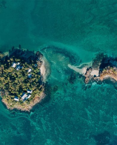 Aerial Shot, Islas Secas, Panama