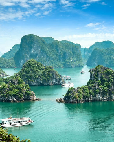 Unesco World Heritage Site. Most popular place in Vietnam. this landscape you can seen from the island Titop